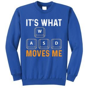 Its What Moves Me W A S D Funny Gamer Gaming Tournat Gift Sweatshirt