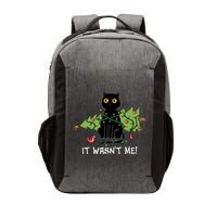 It Wasnt Me Christmas Tree Funny Cat Vector Backpack