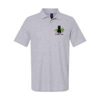 It Wasnt Me Christmas Tree Funny Cat Softstyle Adult Sport Polo