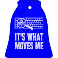 Its What Moves Me Wasd Gamer Computer Gift Ceramic Bell Ornament