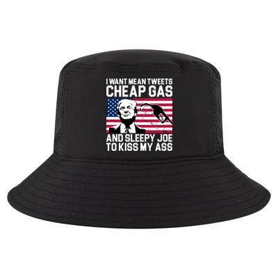I Want Mean Tweets Cheap Gas Funny Sleepy Joe Cool Comfort Performance Bucket Hat