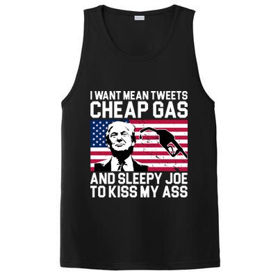 I Want Mean Tweets Cheap Gas Funny Sleepy Joe PosiCharge Competitor Tank