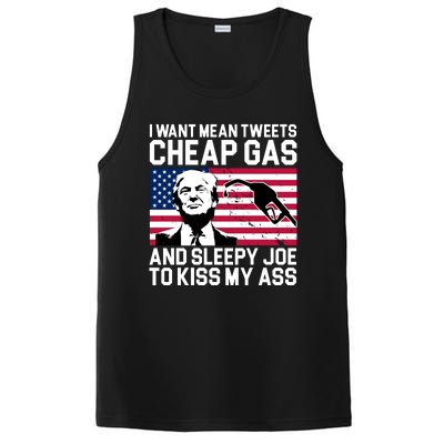 I Want Mean Tweets Cheap Gas Funny Sleepy Joe PosiCharge Competitor Tank