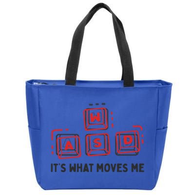 Its What Moves Me Wasd Key For Gamers And Programmers Gift Zip Tote Bag