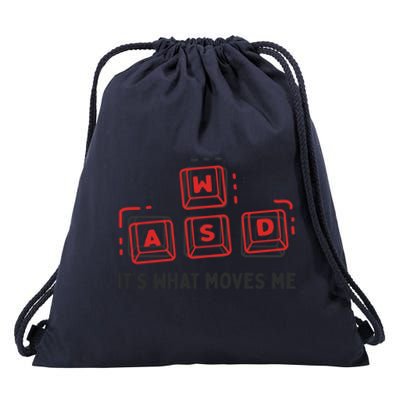 Its What Moves Me Wasd Key For Gamers And Programmers Gift Drawstring Bag