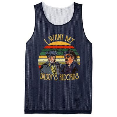 I Want My Daddy Records Mesh Reversible Basketball Jersey Tank