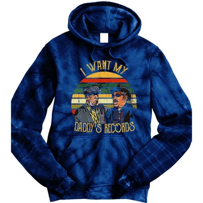 I Want My Daddy Records Tie Dye Hoodie