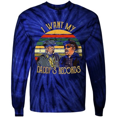 I Want My Daddy Records Tie-Dye Long Sleeve Shirt