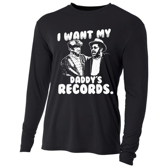 I Want My Daddy Records Cooling Performance Long Sleeve Crew