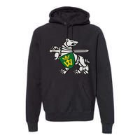 Iron Wolf Mindaugas By Lithuania Strong Premium Hoodie