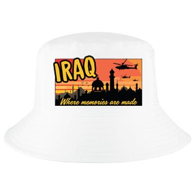 Iraq Where Memories Are Made Oif Military Tourist Retro Cool Comfort Performance Bucket Hat