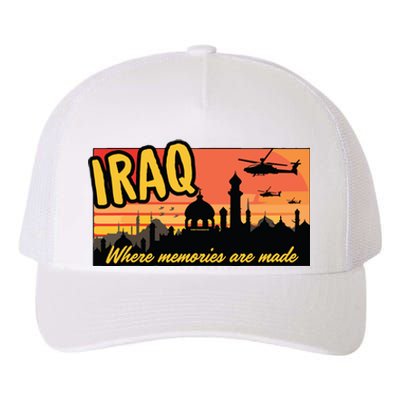 Iraq Where Memories Are Made Oif Military Tourist Retro Yupoong Adult 5-Panel Trucker Hat