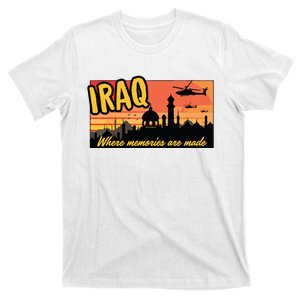 Iraq Where Memories Are Made Oif Military Tourist Retro T-Shirt