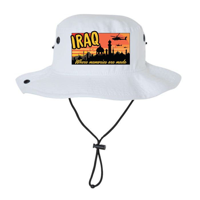 Iraq Where Memories Are Made Oif Military Tourist Retro Legacy Cool Fit Booney Bucket Hat