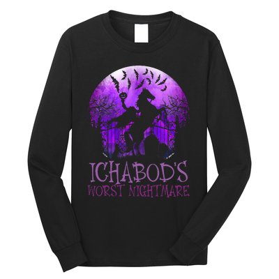 IchabodS Worst Nightmare Headless Horseman Halloween Long Sleeve Shirt