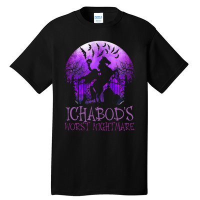 IchabodS Worst Nightmare Headless Horseman Halloween Tall T-Shirt