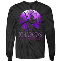 IchabodS Worst Nightmare Headless Horseman Halloween Tie-Dye Long Sleeve Shirt