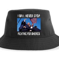 I Will Never Stop Donald Trump Supporter Assassination Sustainable Bucket Hat