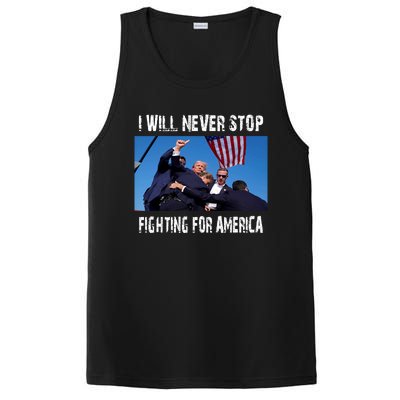 I Will Never Stop Donald Trump Supporter Assassination PosiCharge Competitor Tank