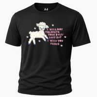 I Will Not Tolerate Your Bull Shit But I Wish You Peace Performance Shirt