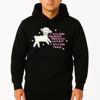 I Will Not Tolerate Your Bull Shit But I Wish You Peace Hoodie