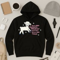 I Will Not Tolerate Your Bull Shit But I Wish You Peace Hoodie