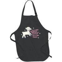 I Will Not Tolerate Your Bull Shit But I Wish You Peace Apron