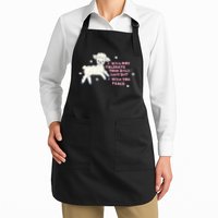 I Will Not Tolerate Your Bull Shit But I Wish You Peace Apron