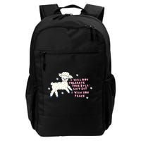 I Will Not Tolerate Your Bull Shit But I Wish You Peace Backpack