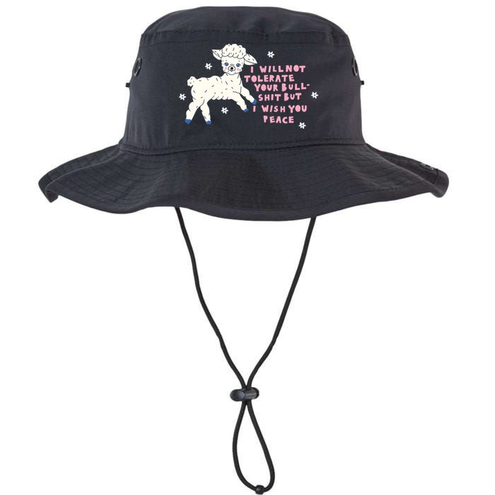 I Will Not Tolerate Your Bull Shit But I Wish You Peace Bucket Hat