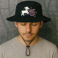 I Will Not Tolerate Your Bull Shit But I Wish You Peace Bucket Hat