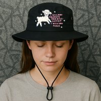 I Will Not Tolerate Your Bull Shit But I Wish You Peace Bucket Hat