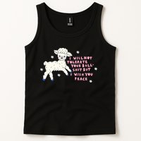 I Will Not Tolerate Your Bull Shit But I Wish You Peace Tank Top