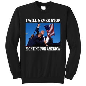 I Will Never Stop Fighting For America Sweatshirt