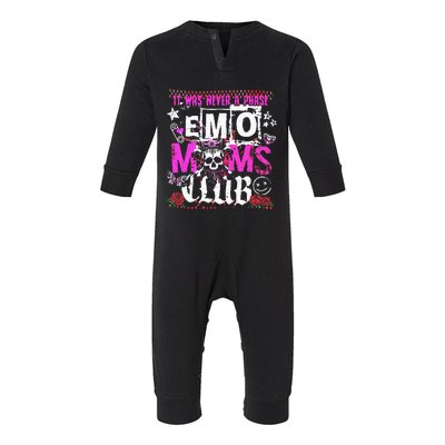 It Was Never A Phase Emo Moms Club Infant Fleece One Piece