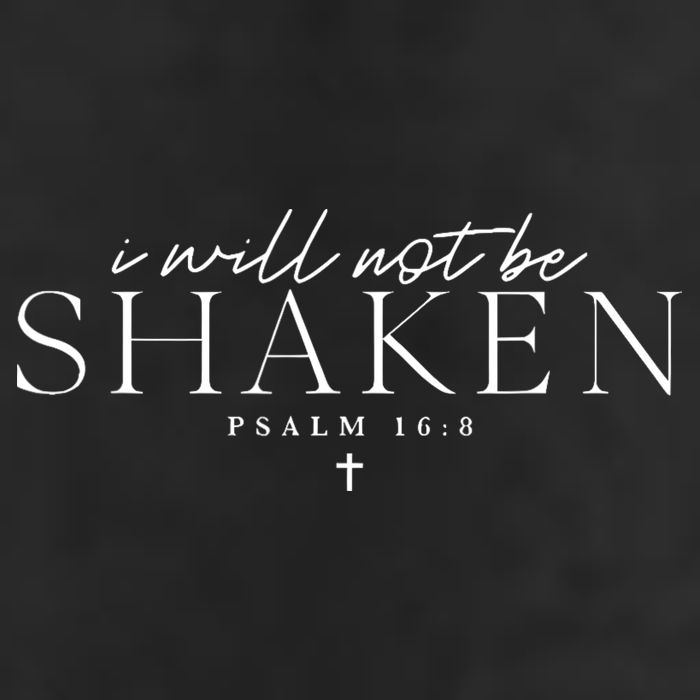 I Will Not Be Shaken Cool Comfort Performance Bucket Hat