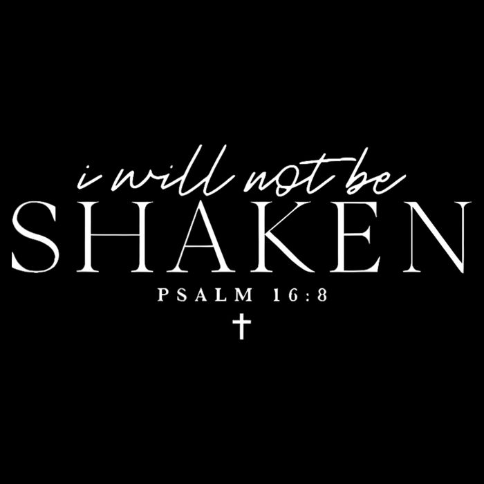 I Will Not Be Shaken Flexfit Unipanel Trucker Cap