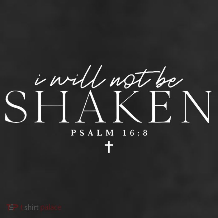 I Will Not Be Shaken 11oz C Handle Ceramic Mug