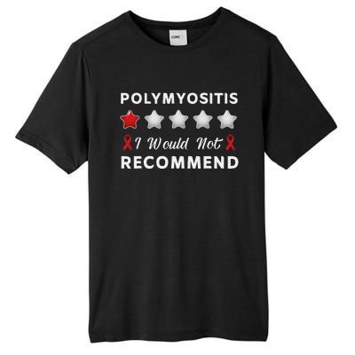 I Would Not Recommend Funny Polymyositis Awareness Gift Tall Fusion ChromaSoft Performance T-Shirt