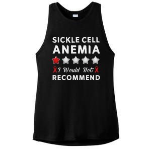 I Would Not Recommend Sickle Cell Anemia Awareness Gift Ladies PosiCharge Tri-Blend Wicking Tank