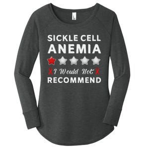 I Would Not Recommend Sickle Cell Anemia Awareness Gift Women's Perfect Tri Tunic Long Sleeve Shirt