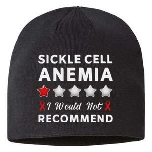 I Would Not Recommend Sickle Cell Anemia Awareness Gift Sustainable Beanie