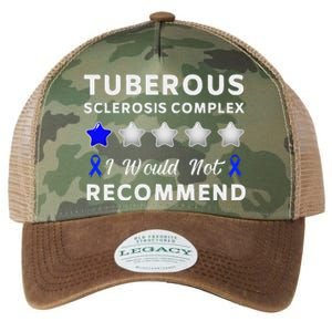 I Would Not Recommend Tuberous Sclerosis Complex Awareness Legacy Tie Dye Trucker Hat