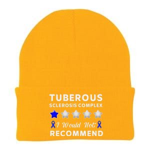 I Would Not Recommend Tuberous Sclerosis Complex Awareness Knit Cap Winter Beanie