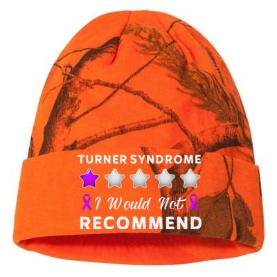 I Would Not Recommend Funny Turner Syndrome Awareness Gift Kati Licensed 12" Camo Beanie