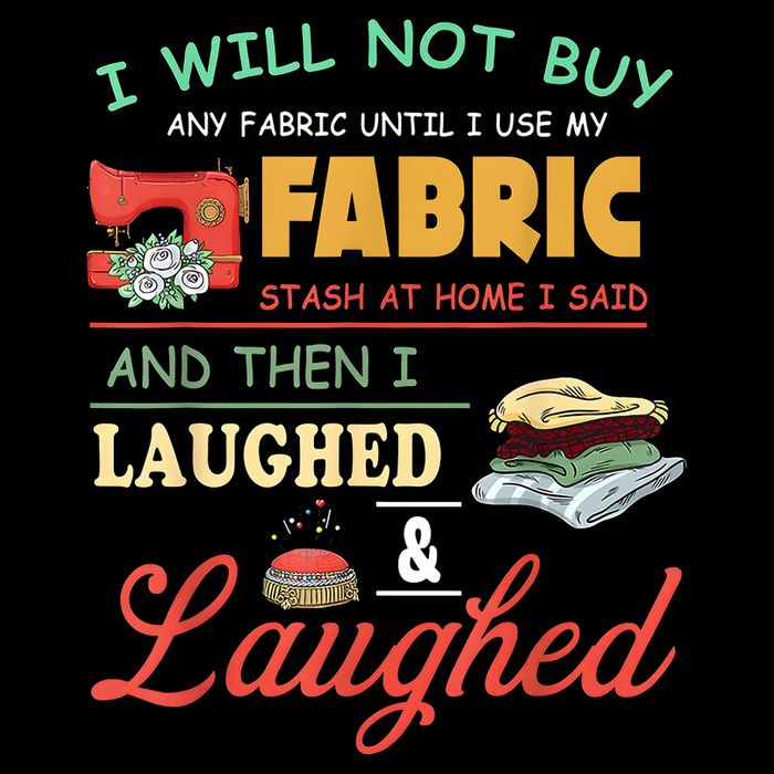 I Will Not Buy Any Fabric Untill I Use My Fabric 16 in Basic Backpack