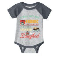 I Will Not Buy Any Fabric Untill I Use My Fabric Infant Baby Jersey Bodysuit