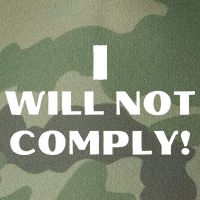 I Will Not Comply Design #IWillNotComply Legacy Tie Dye Trucker Hat