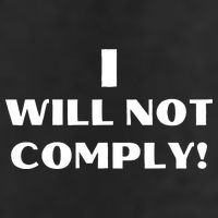 I Will Not Comply Design #IWillNotComply Cool Comfort Performance Bucket Hat