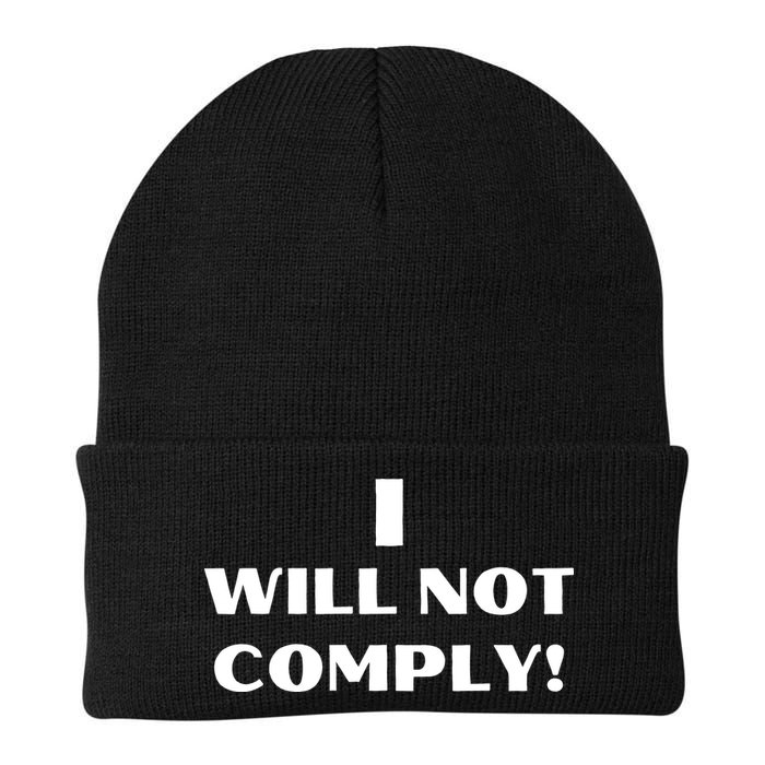 I Will Not Comply Design #IWillNotComply Beanie